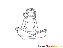 Frau macht Yoga Zeichnung, Clipart, Bild schwarz-weiss, Grafik, Comic, Cartoon gratis Frau macht Yoga Zeichnung, Clipart, Bild schwarz-weiss, Grafik, Comic, Cartoon gratis