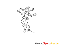 Mädchen Zeichnung, Clipart, Grafik, Comic, Cartoon gratis Mädchen Zeichnung, Clipart, Grafik, Comic, Cartoon gratis