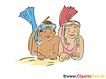 Taucher Clipart, Bild, Cartoon, Comic, Grafik Taucher Clipart, Bild, Cartoon, Comic, Grafik