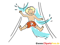 Wasserrutsche Clipart, Bild, Cartoon, Comic, Grafik Wasserrutsche Clipart, Bild, Cartoon, Comic, Grafik