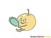 Apfel Clipart, Bild, Cartoon gratis