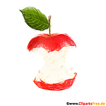 Æblegryn farve tegning gratis
