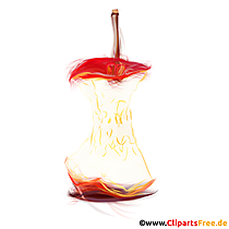 Apfelgriebs Zeichnung, Bild, Grafik