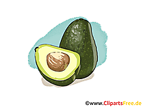 Avokado Illustration, Bild, Clipart kostenlos Avokado Illustration, Bild, Clipart kostenlos