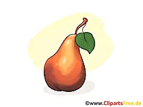 Birne Illustration, Bild, Clipart kostenlos