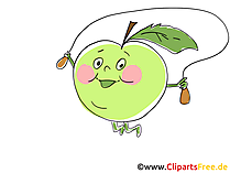 Cartoon Apfel