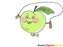 Cartoon Apfel