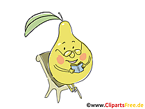 Cartoon Birne