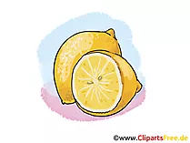 Citrone, Lemon Illustration, Bild, Clipart kostenlos