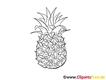 Clipart Ananas