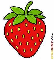 Erdbeere Clipart-Bild