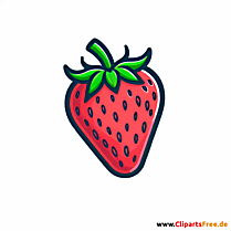 Erdbeere Clipart zum Thema Obst
