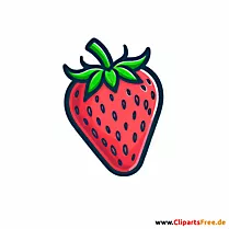 Erdbeere Clipart zum Thema Obst
