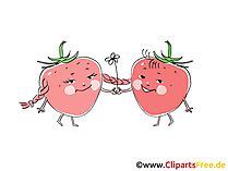 Erdbeeren Cartoons Erdbeeren Cartoons