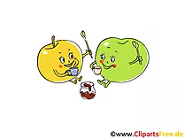 Früchte Clipart, Bild, Cartoon gratis