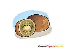 Kiwi Illustration, Bild, Clipart kostenlos