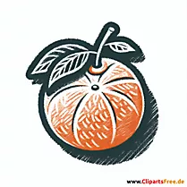 Mandarine Clipart