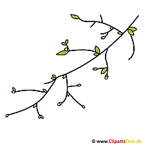 Tree Branch Image - Clip Art - Rebbiegħa Clipart Ħieles