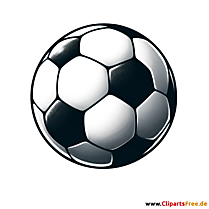 Ball Clipart schwarz-weiß transparent
