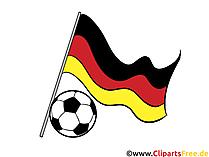 Football Clip Art - Germany flag