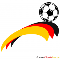 Clipart football pour la coupe du monde de football