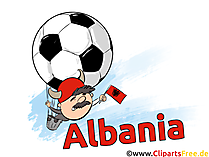 Football Clip Art Albania