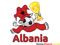 Fussball Pokal Albania EM Bild-Clipart