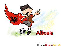 Fussball Weltmeisterschaft  Bild-Clipart Albanien