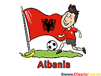 Fussball Weltmeisterschaft  Bilder Albanien