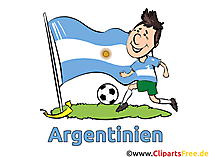 Argentina Soccer Player - Sport Cliparts