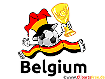 Pokal Fussball EM und WM Clipart-Illustration