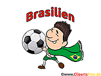 Brazilian Soccer Player - Sport Clip Art Images