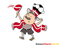 Fanat Dänemark - Clipart Sport