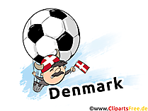 Fussball Clip Art Dänemark