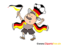 German Fan Clip Art free