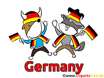 Sportfans, Sportzuschauer Clipart
