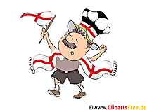 England Sport Fan Clip Art Bild gratis