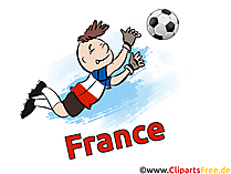 Fussballtorwart Clipart-Bild