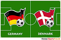 Deutschland - Dänemark Fußball-Europameisterschaft 2024