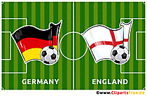Illustration Deutschland - England Fußballspiel