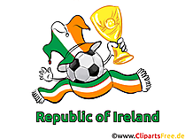 Fussball EM Pokal Irland Bilder-Cliparts