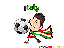 Italian Soccer Player Clip Art