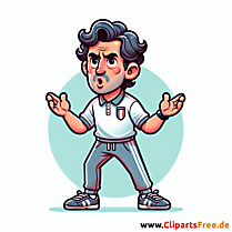 Italienischer Fußballtrainer Clipart - kostenlose Fußballbilder