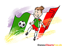 Italy Football Clipart