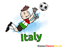 Torwart Fussball Clipart gratis