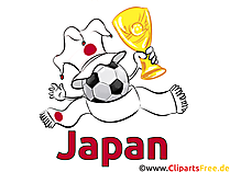 Gratis Cliparts zum Thema Fußball in Japan