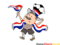 Kroatien Fussball Bilder-Clipart