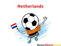 Fussball-Maskottchen Niderlande