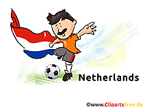 Holland Fussball Cliparts, Bilder, Illustrationen