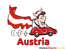 Sport-Fans Österreich Cliparts